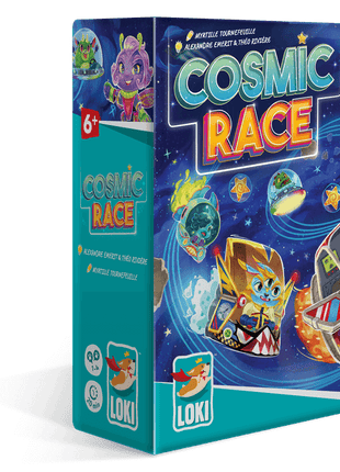 Cosmic Race EN – gezellig kaartspel – 1 tot 4 spelers
