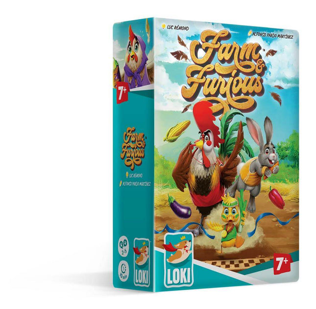 Dit is een foto van het spel Farm & Furious EN-NL te koop bij Speldorado Spellenwinkel Delft