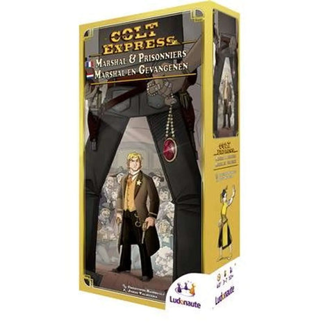 Dit is een foto van het spel Colt Express Exp. 2 Marshal & Gevangenen Nl te koop bij Speldorado Spellenwinkel Delft
