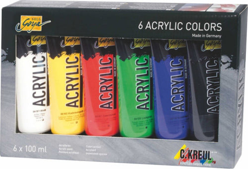 Solo Goya Acryl 100 Ml Tubes 6Er Set, 24159159 van Vedes te koop bij Speldorado !