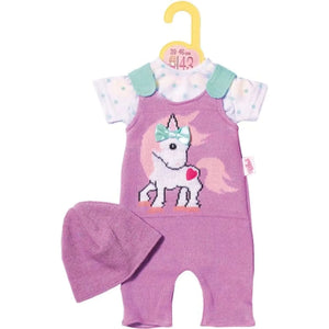 Dolly Moda Gebreide Romper Met Muts, Maat. 43Cm, 52077494 van Vedes te koop bij Speldorado !