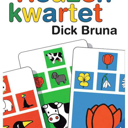 Dit is een foto van het spel Dick Bruna Reuzenkwartet te koop bij Speldorado Spellenwinkel Delft