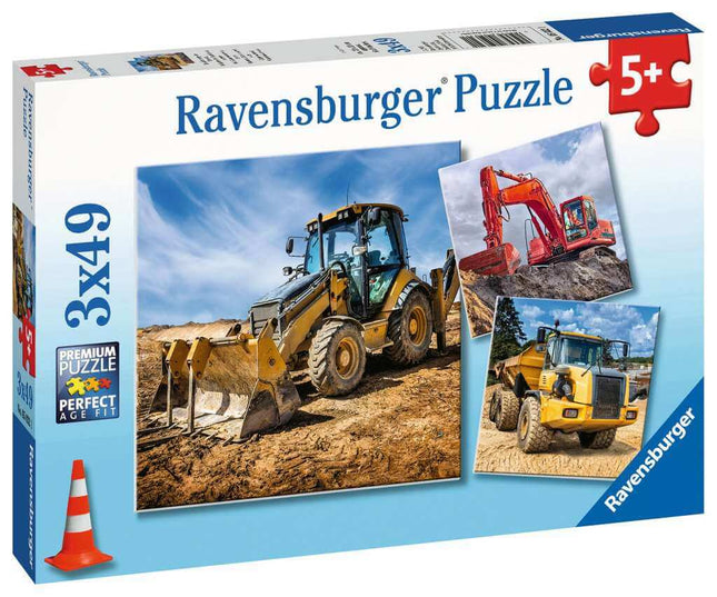 Bouwmachines Aan Het Werk 3X49 Stukjes 50321, 50321 van Ravensburger te koop bij Speldorado !