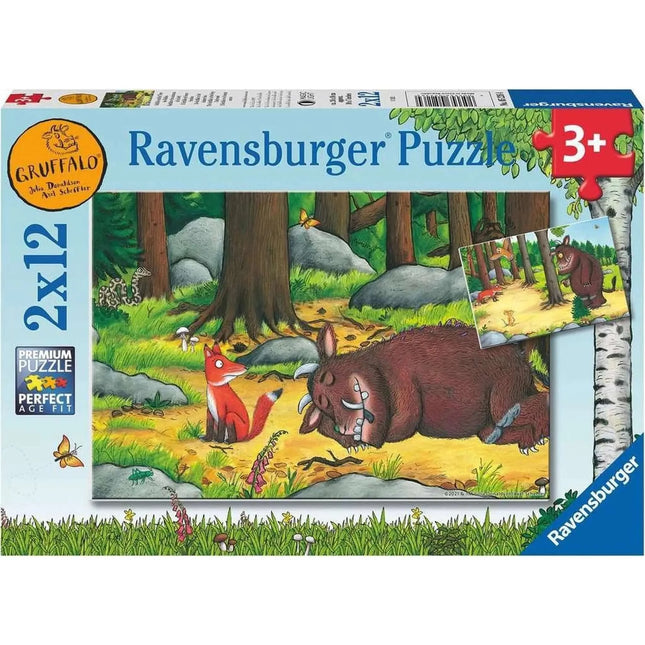 Dit is een foto van het spel The Gruffalo 2 X 12 Stukjes te koop bij Speldorado Spellenwinkel Delft