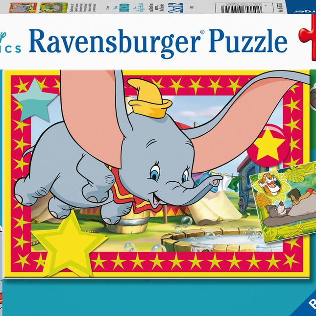 Dit is een foto van het spel Disney Classics: Adventure is calling - 2 x 12 stukjes te koop bij Speldorado Spellenwinkel Delft