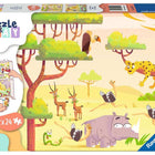 Dit is een foto van het spel SafariTijd Puzzle&Play te koop bij Speldorado Spellenwinkel Delft