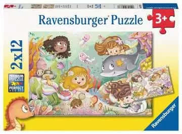 Dit is een foto van het spel Kleine feeën en zeemeerminnen - 2 x 12 stukjes te koop bij Speldorado Spellenwinkel Delft