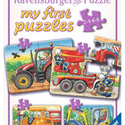Dit is een foto van het spel Aan het werk - My first puzzles (2, 4, 6, 8 stukjes) te koop bij Speldorado Spellenwinkel Delft