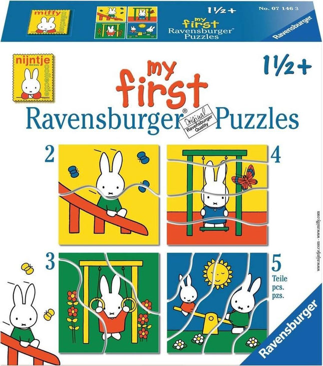 Nijntje 2+3+4+5 Stukjes My First Puzzles (2, 3, 4, 5 Stukjes) 71463, 71463 van Ravensburger te koop bij Speldorado !