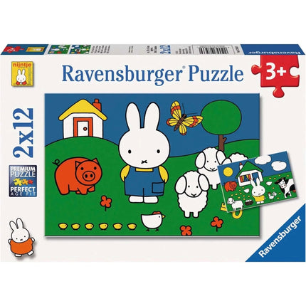 Dit is een foto van het spel Nijntje Bij De Dieren te koop bij Speldorado Spellenwinkel Delft