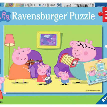 Dit is een foto van het spel Thuis Bij Peppa Pig twee puzzels te koop bij Speldorado Spellenwinkel Delft
