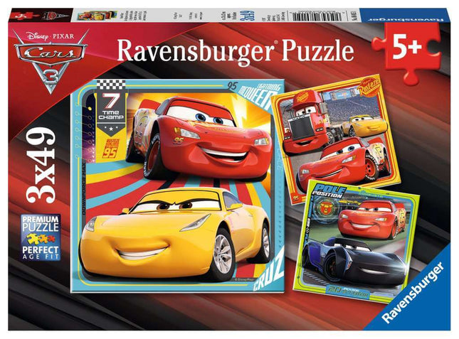 Cars 3: Legendes Van De Baan 3X49 Stukjes 80151, 80151 van Ravensburger te koop bij Speldorado !