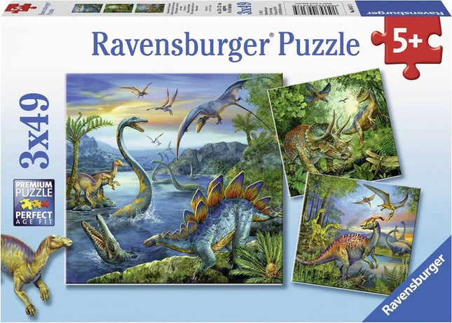 Dinosauriërs 3X49 Stukjes 93175, 93175 van Ravensburger te koop bij Speldorado !