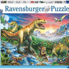 Dit is een foto van het spel Bij de dinosaurussen - 100 XXL te koop bij Speldorado Spellenwinkel Delft