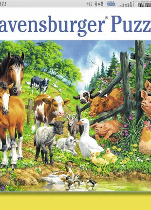 Ravensburger puzzel "The cow in the bathtub" - 1000 stukjes