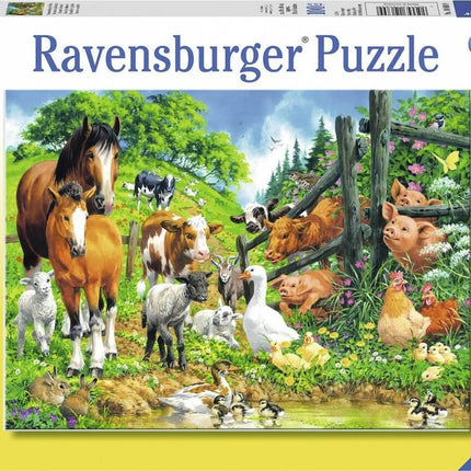 Dit is een foto van het spel Dierenbijeenkomst - 100 XXL te koop bij Speldorado Spellenwinkel Delft