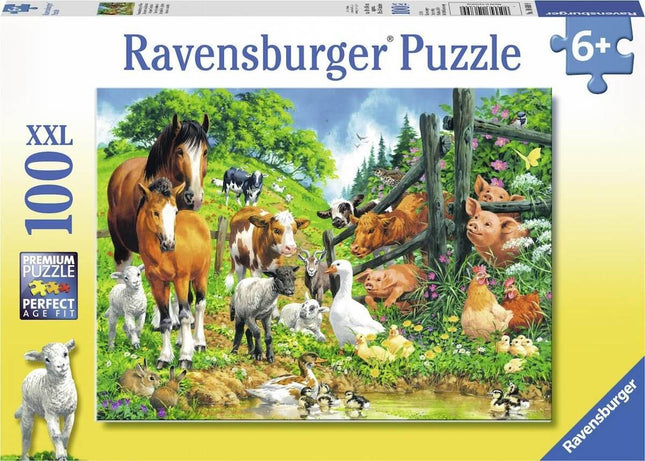 Dierenbijeenkomst 100 Xxl 106899, 106899 van Ravensburger te koop bij Speldorado !