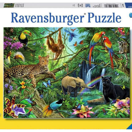 Dit is een foto van het spel Dieren in de jungle - 200 XXL te koop bij Speldorado Spellenwinkel Delft