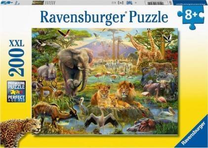 Dit is een foto van het spel Dieren van de savanne - 200 XXL te koop bij Speldorado Spellenwinkel Delft