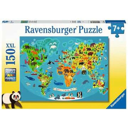 Dit is een foto van het spel DierenWereldkaart te koop bij Speldorado Spellenwinkel Delft