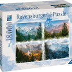 Dit is een foto van het spel Slot Neuschwanstein in 4 seizoenen - 18.000 stukjes te koop bij Speldorado Spellenwinkel Delft