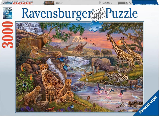 Dierenrijk 3.000 Stukjes 164653, 164653 van Ravensburger te koop bij Speldorado !