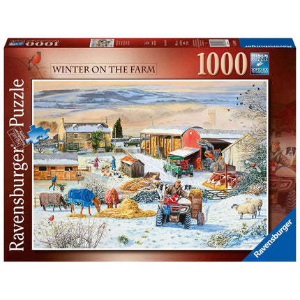 Dit is een foto van het spel Boerderij In De Winter te koop bij Speldorado Spellenwinkel Delft
