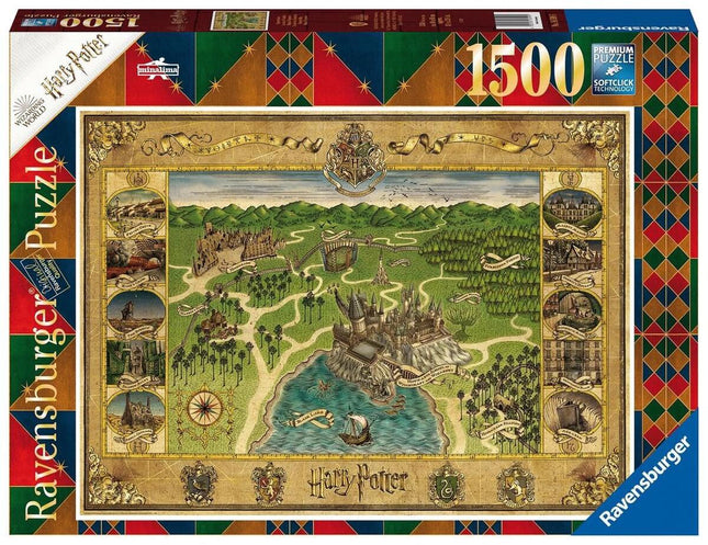 De Kaart Van Zweinstein 1500 Stukjes 165995, 165995 van Ravensburger te koop bij Speldorado !