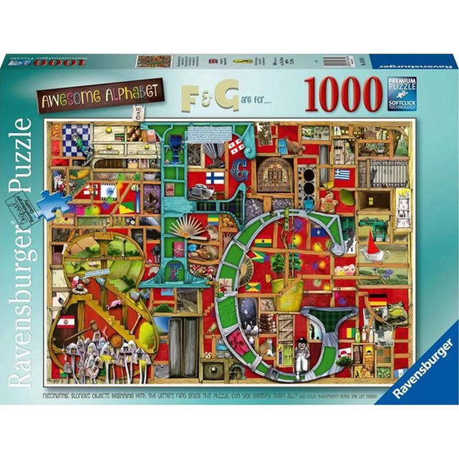 Dit is een foto van het spel Awesome Alphabet F And G te koop bij Speldorado Spellenwinkel Delft