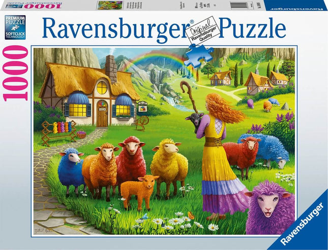 De Kleurrijke Wolwinkel 1000 Stukjes 169498, 169498 van Ravensburger te koop bij Speldorado !