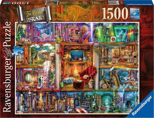 De Grote Bibliotheek 1500 Stukjes 171583, 171583 van Ravensburger te koop bij Speldorado !