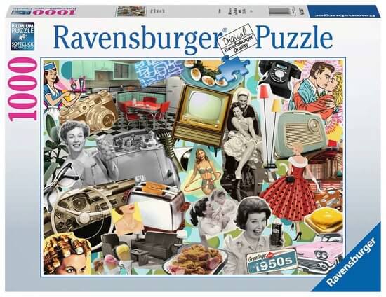 De Jaren 50 1000 Stukjes 173877, 173877 van Ravensburger te koop bij Speldorado !