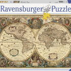 Dit is een foto van het spel Antieke Wereldkaart te koop bij Speldorado Spellenwinkel Delft