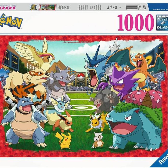 Dit is een foto van het spel Confrontatie Tussen Pokémon te koop bij Speldorado Spellenwinkel Delft