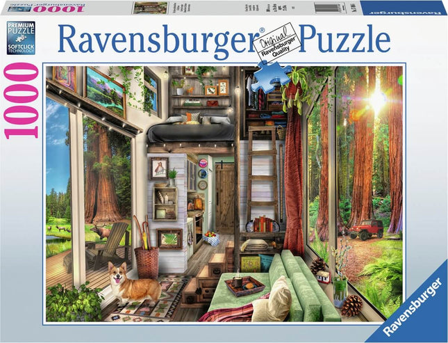 Tiny House In Redwood Forest 1000 Stukjes 174966, 174966 van Ravensburger te koop bij Speldorado !