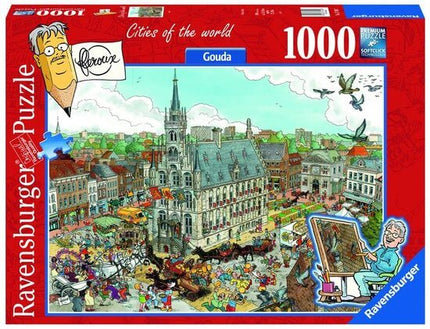 Dit is een foto van het spel Fleroux Gouda te koop bij Speldorado Spellenwinkel Delft