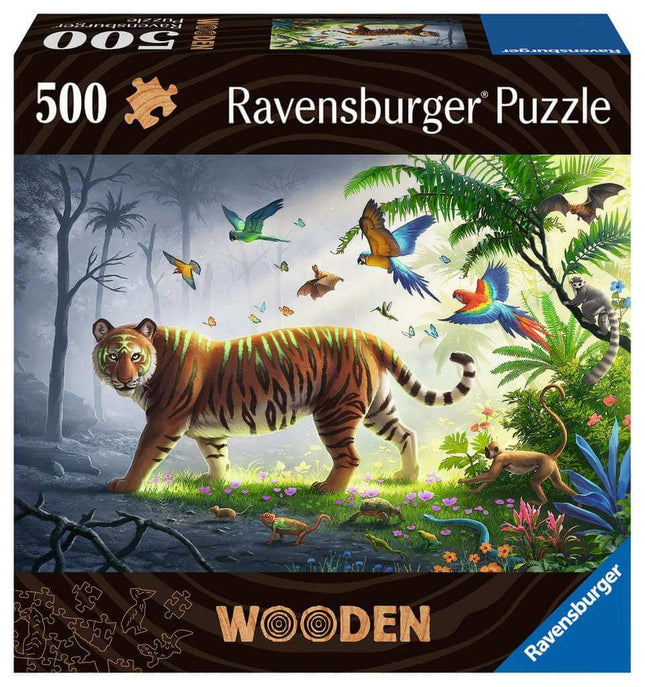 Tijger In De Jungle 500P Houten Puzzels Volwassenen 175147, 175147 van Ravensburger te koop bij Speldorado !