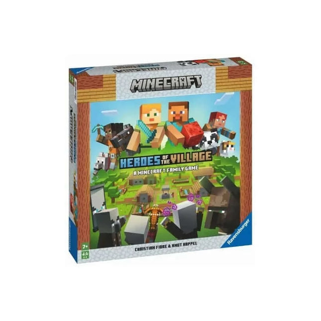 Dit is een foto van het spel Minecraft junior - Heroes of the village te koop bij Speldorado Spellenwinkel Delft