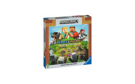 Minecraft junior - Heroes of the village – bordspel voor kinderen Vanaf 4 jaar