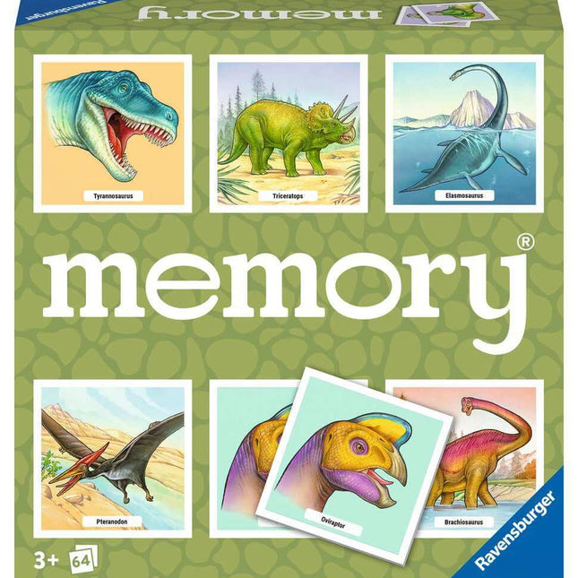 Dit is een foto van het spel Dinosaurussen memory te koop bij Speldorado Spellenwinkel Delft
