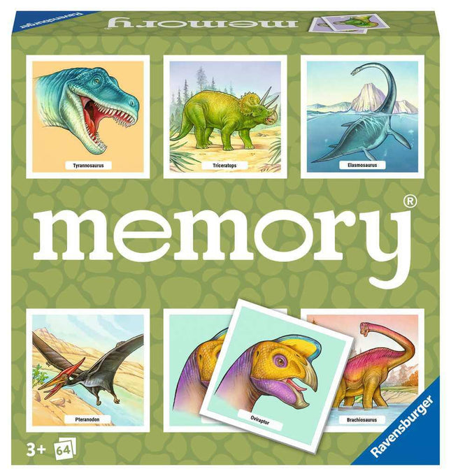 Dit is een foto van het spel Dinosaurussen memory te koop bij Speldorado Spellenwinkel Delft