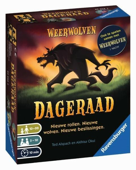 Dit is een foto van het spel Weerwolven Dageraad te koop bij Speldorado Spellenwinkel Delft