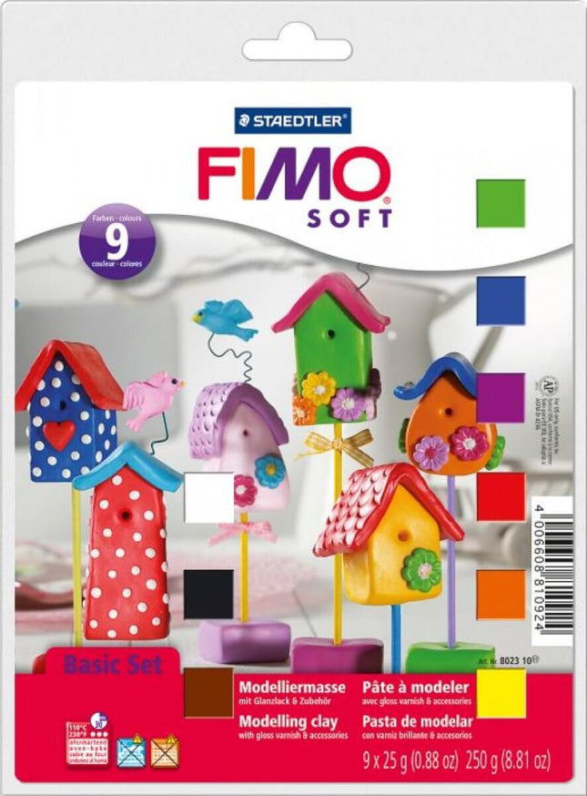 Fimo Basisblokken, 9 Stuks, 63262170 van Vedes te koop bij Speldorado !