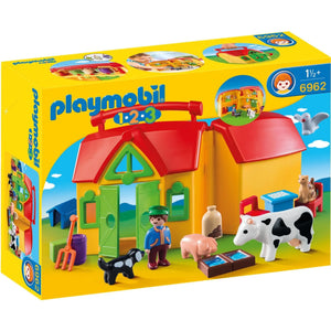 Meeneemboerderij Met Dieren - 6962, 6962 van Playmobil te koop bij Speldorado !