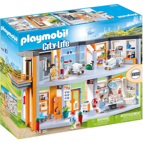 Groot Ziekenhuis Met Inrichting - 70190, 70190 van Playmobil te koop bij Speldorado !