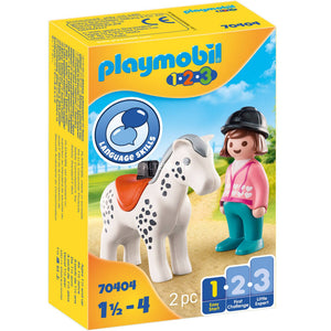 Ruiter Met Paard - 70404 - Playmobil, 70404 van Playmobil te koop bij Speldorado !