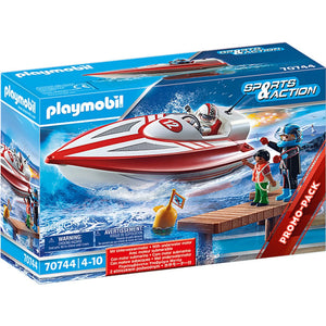 Speedboot Met Onderwatermotor, 70744 van Playmobil te koop bij Speldorado !