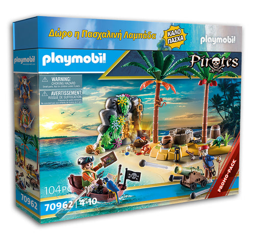 Promo Piratenschateiland Met Skelet - 70962 - Playmobil, 70962 van Playmobil te koop bij Speldorado !