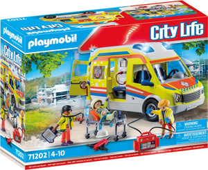 Ambulance Met Licht En Geluid - 71202, 71202 van Playmobil te koop bij Speldorado !