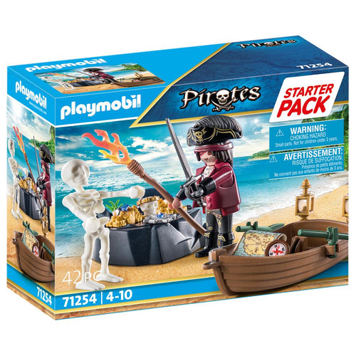 Starterpack Piraat Met Roeiboot - 71254 - Playmobil, 71254 van Playmobil te koop bij Speldorado !